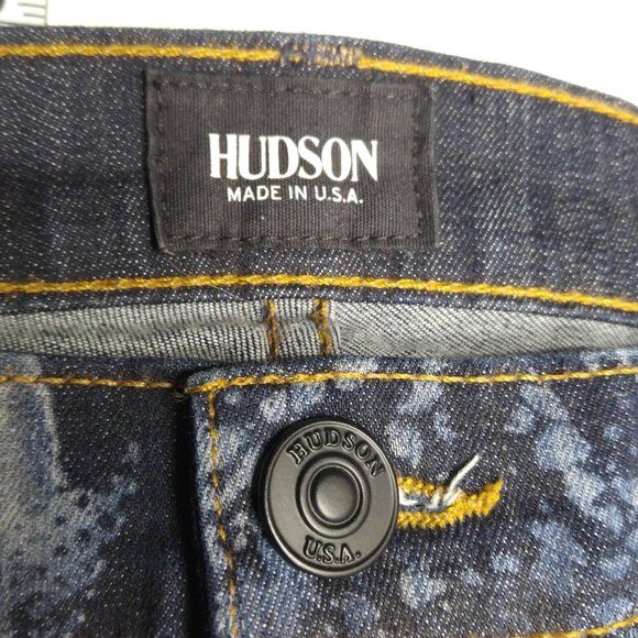 Hudson Nico SuperSkinny Midrise Reptile Print B144 - Picture 3 of 7